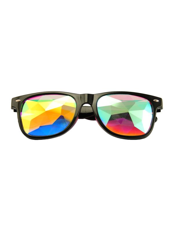 Caleidoscoop Bril - Spacebril - Zwart
