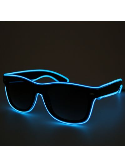 Lichtgevende Bril - LED Bril - Donker Blauw - Carnaval Bril