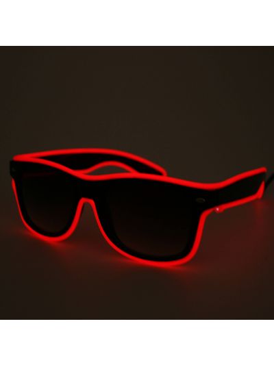 Lichtgevende Bril - LED Bril - Rood - Carnaval Bril