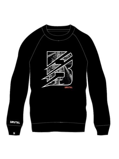 Sweater - Sweatshirt Trui - Trui - Zwart - Grijs - Trui - Heren - Dames