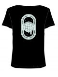 T-Shirt - Shirt - Zwart - Back Print - Rug Opdruk - Heren - Dames
